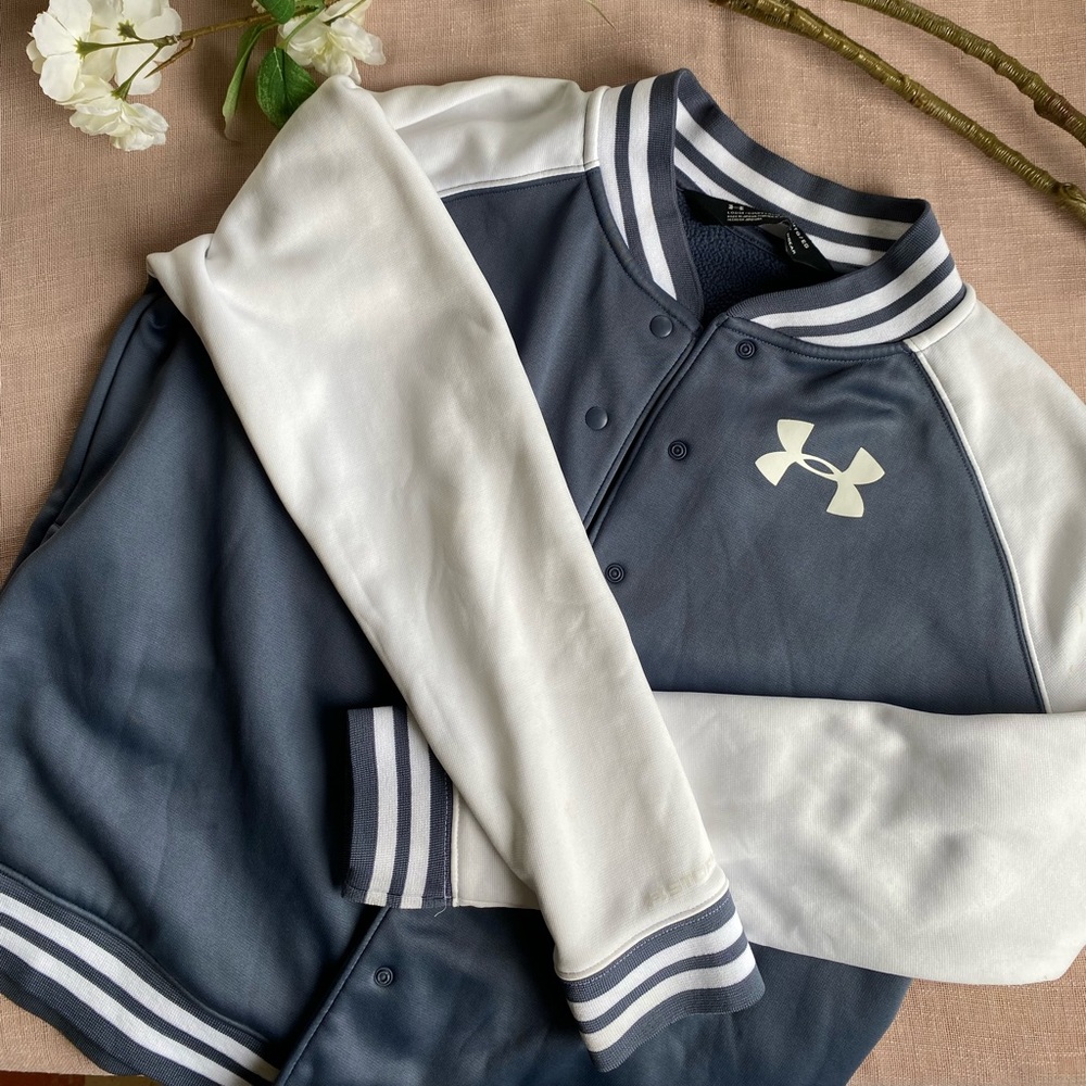 Under armor varsity jacket
